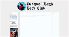 Desktop Screenshot of bookclub.deadpoolbugle.com