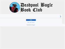 Tablet Screenshot of bookclub.deadpoolbugle.com