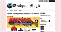 Desktop Screenshot of deadpoolbugle.com